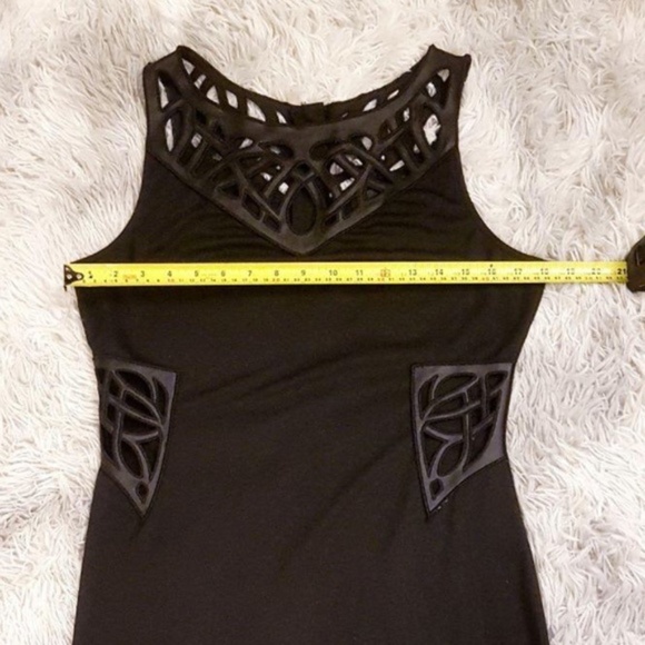 NWT Beyoncé Label - House of Deréon Cut Out Black Dress - Picture 10 of 16